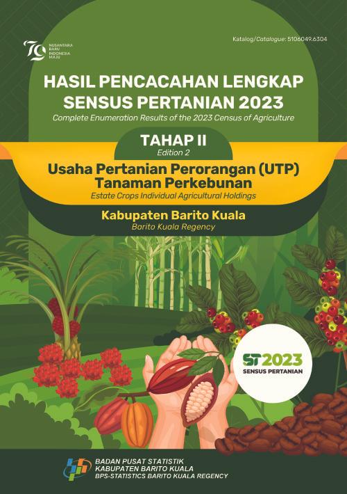 Complete Enumeration Results of the 2023 Census of Agriculture - Edition 2: Estate Crops Individual Agricultural Holdings Barito Kuala Regency