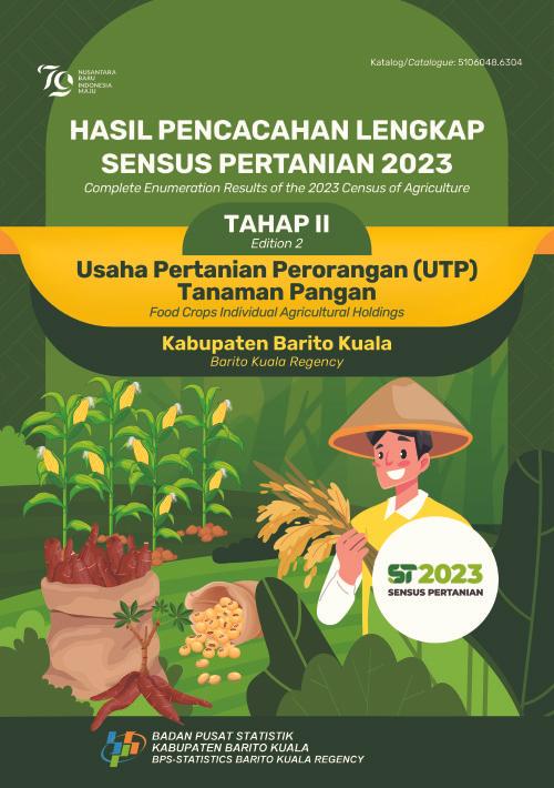 Hasil Pencacahan Lengkap Sensus Pertanian 2023 - Tahap II: Usaha Pertanian Perorangan (UTP) Tanaman Pangan Kabupaten Barito Kuala